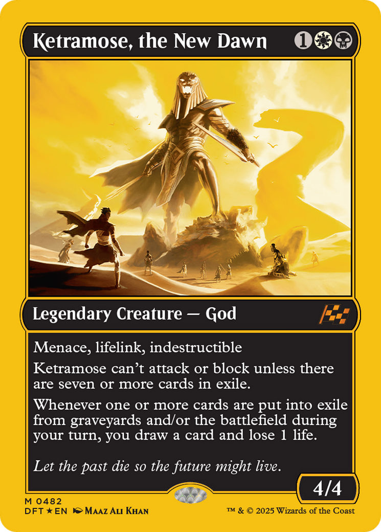 Ketramose, the New Dawn (First-Place Foil) (482) [Aetherdrift] foil - Deck Out Gaming