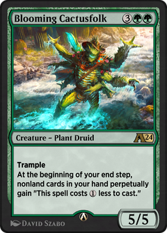 Blooming Cactusfolk (16) [Alchemy: Outlaws of Thunder Junction] - Deck Out Gaming