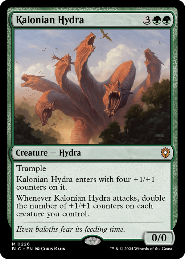 Kalonian Hydra (226) [Bloomburrow Commander] - Deck Out Gaming