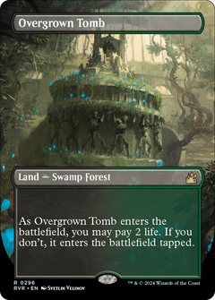 Overgrown Tomb (Borderless) (296) [Ravnica Remastered] - Deck Out Gaming