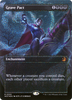 Grave Pact (Anime Borderless) (Confetti Foil) (93) [Wilds of Eldraine: Enchanting Tales] foil - Deck Out Gaming