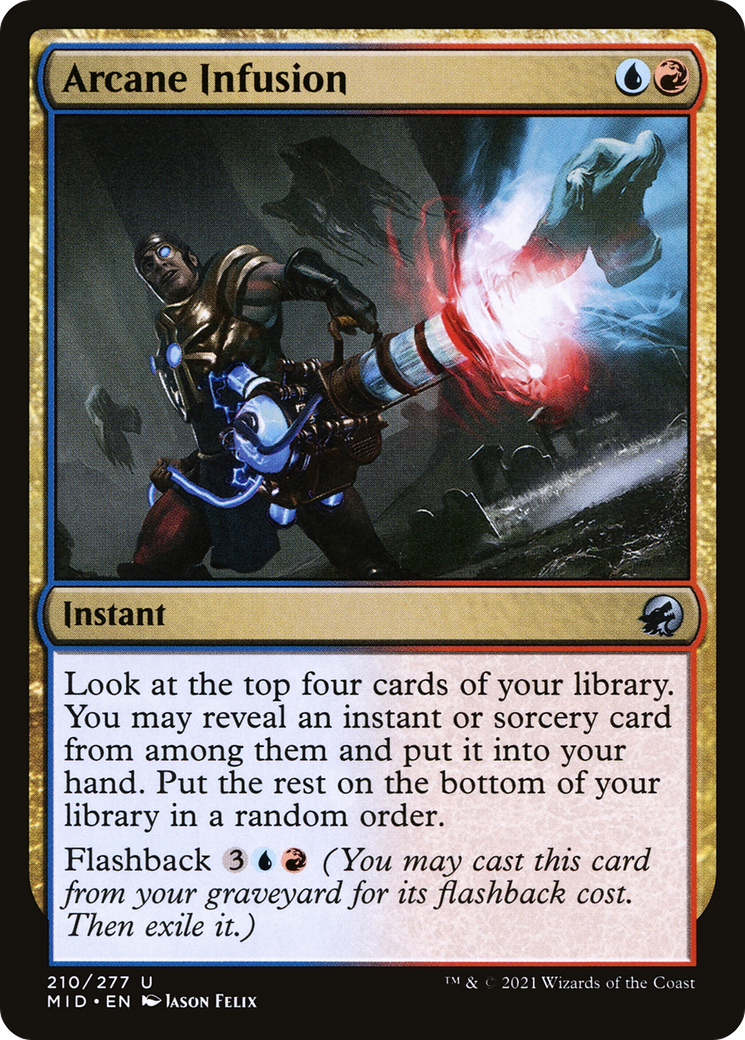 Arcane Infusion (210) [Innistrad: Midnight Hunt] foil - Deck Out Gaming