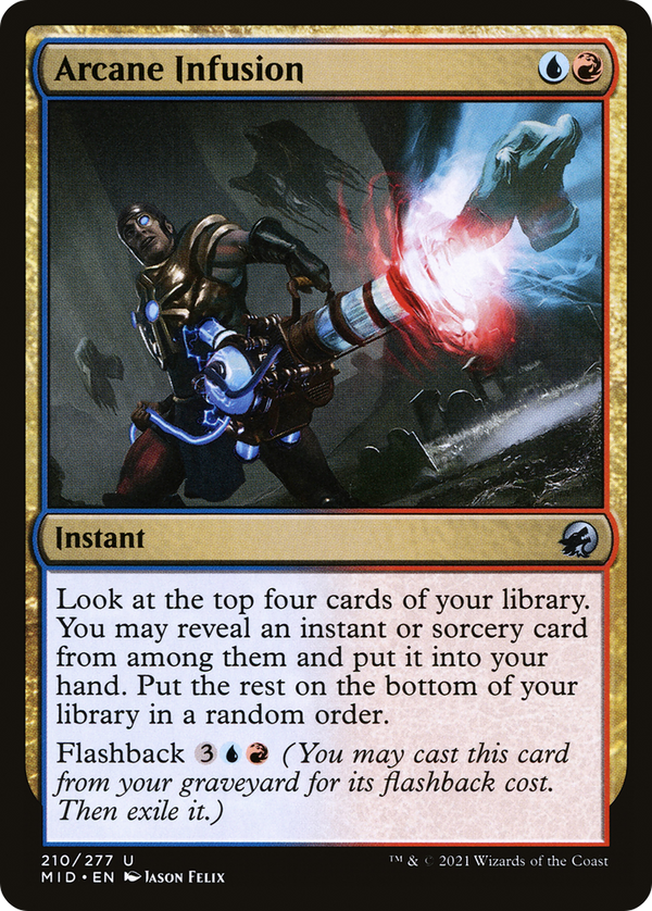 Arcane Infusion (210) [Innistrad: Midnight Hunt] foil - Deck Out Gaming