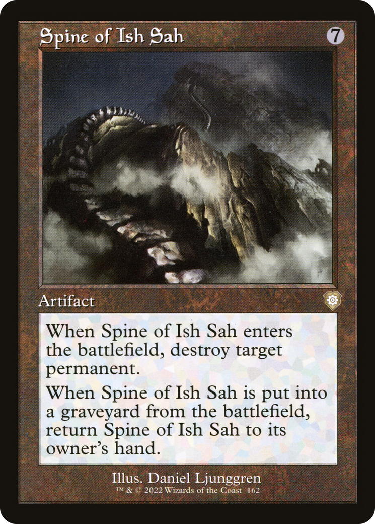 Spine of Ish Sah (Retro Frame) (162) [Commander: The Brothers' War] - Deck Out Gaming