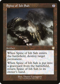 Spine of Ish Sah (Retro Frame) (162) [Commander: The Brothers' War] - Deck Out Gaming