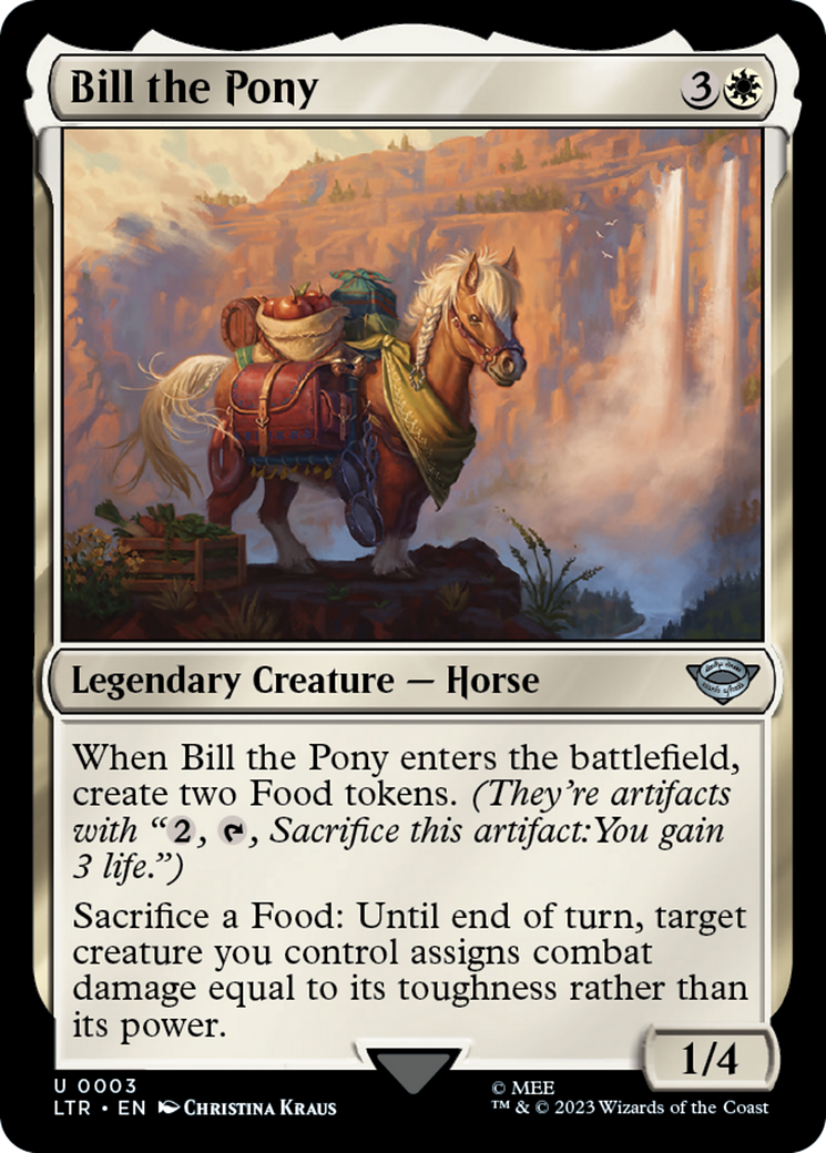 Bill the Pony (3) [The Lord of the Rings: Tales of Middle-earth] foil - Deck Out Gaming