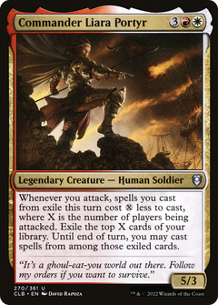 Commander Liara Portyr (270) [Commander Legends: Battle for Baldur's Gate] foil - Deck Out Gaming