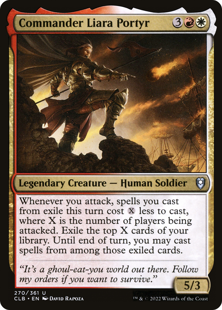 Commander Liara Portyr (270) [Commander Legends: Battle for Baldur's Gate] foil - Deck Out Gaming
