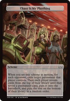 Chaos is My Plaything (Full Art) (329) [Duskmourn: House of Horror Commander] - Deck Out Gaming