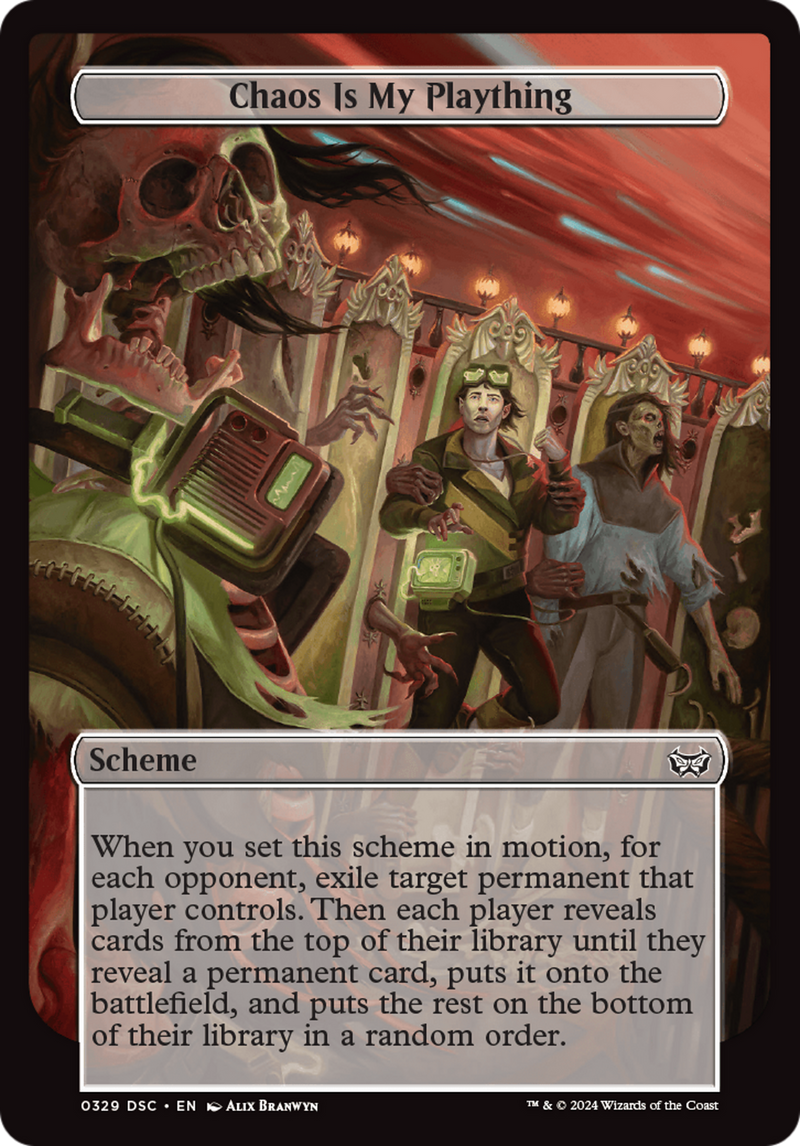Chaos is My Plaything (Full Art) (329) [Duskmourn: House of Horror Commander] - Deck Out Gaming
