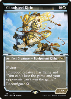 Cloudsteel Kirin (Showcase) (364) [Kamigawa: Neon Dynasty] foil - Deck Out Gaming