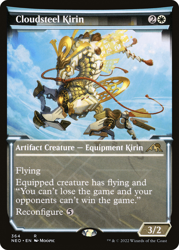 Cloudsteel Kirin (Showcase) (364) [Kamigawa: Neon Dynasty] - Deck Out Gaming