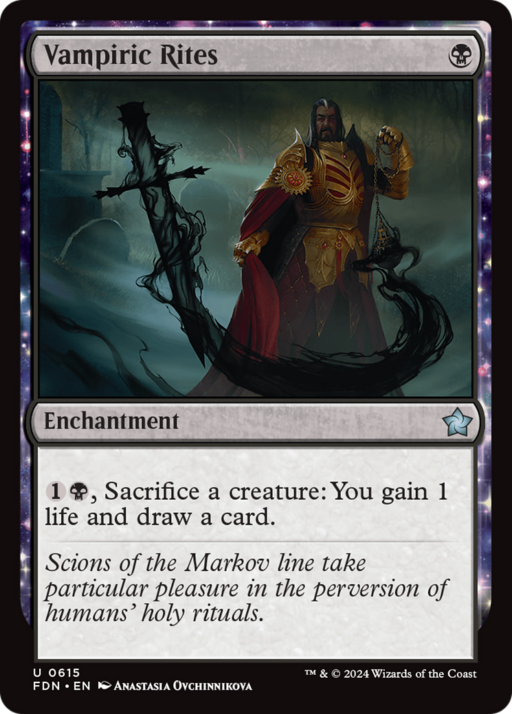 Vampiric Rites (615) [Foundations] - Deck Out Gaming