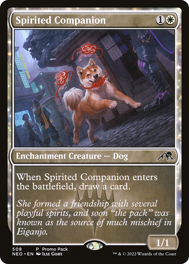 Spirited Companion (508) [Kamigawa: Neon Dynasty] - Deck Out Gaming