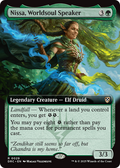 Nissa, Worldsoul Speaker (Extended Art) (29) [Commander: Aetherdrift] - Deck Out Gaming