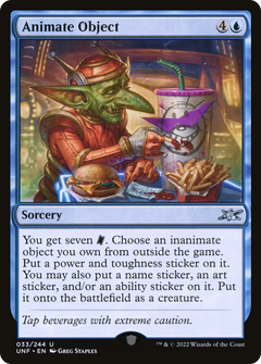 Animate Object (33) [Unfinity] foil - Deck Out Gaming