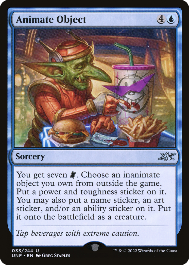 Animate Object (33) [Unfinity] foil - Deck Out Gaming