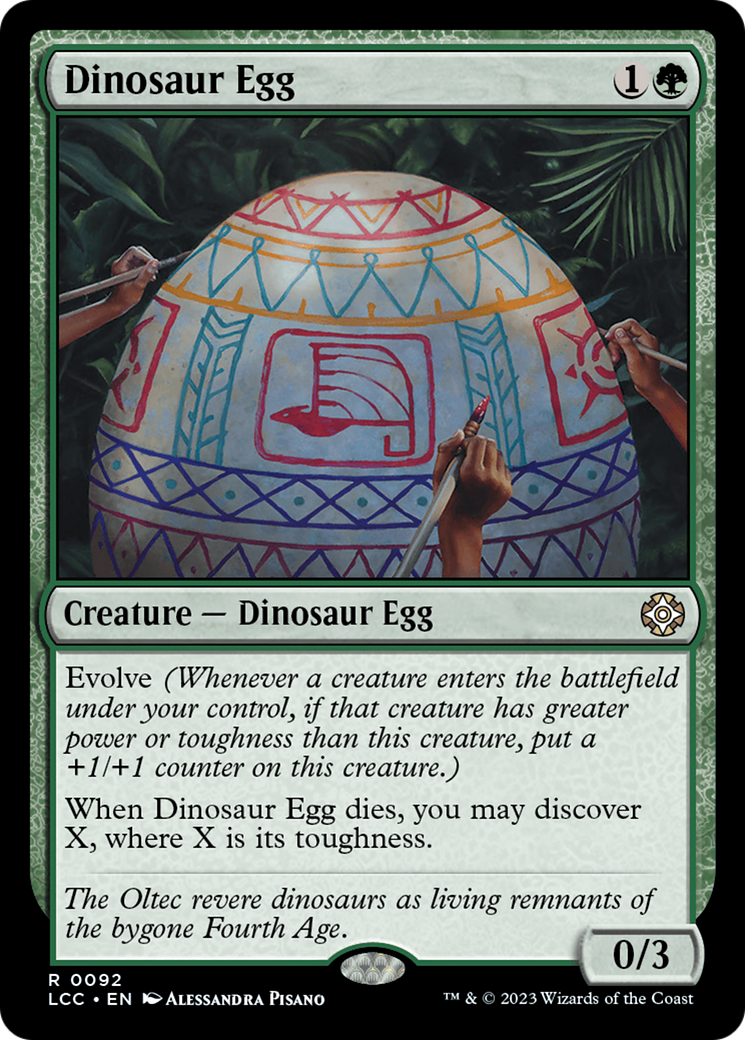 Dinosaur Egg (92) [The Lost Caverns of Ixalan Commander] - Deck Out Gaming