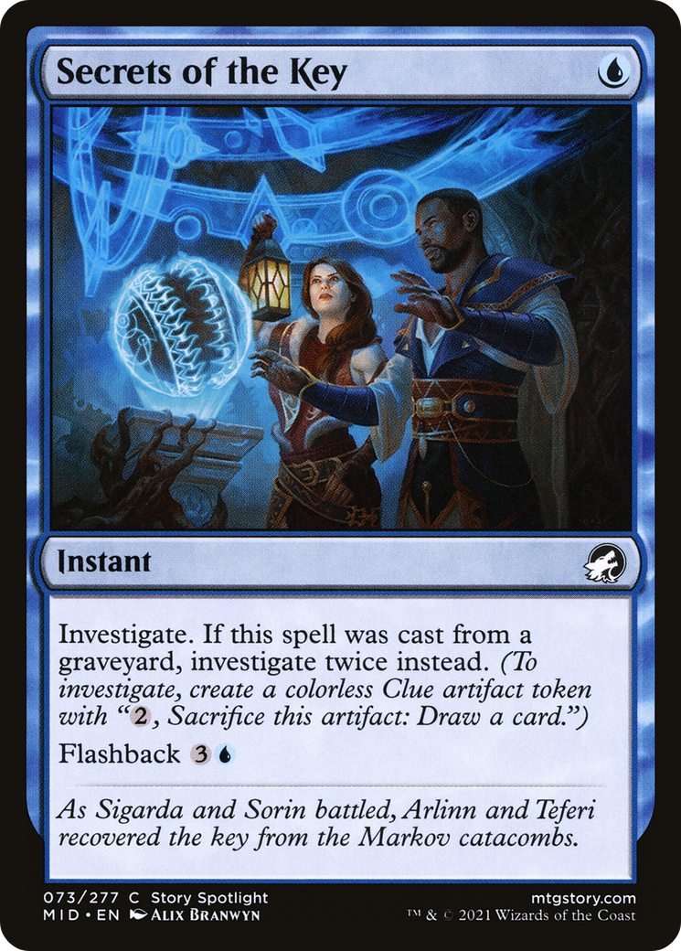 Secrets of the Key (73) [Innistrad: Midnight Hunt] foil - Deck Out Gaming
