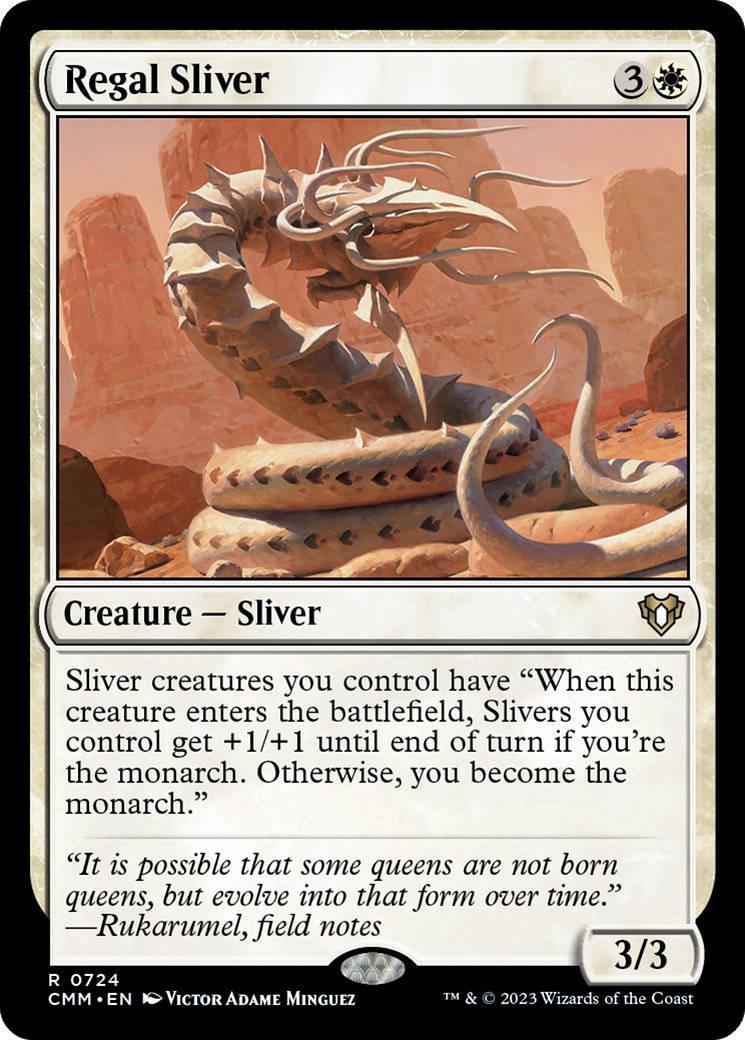 Regal Sliver (724) [Commander Masters] - Deck Out Gaming