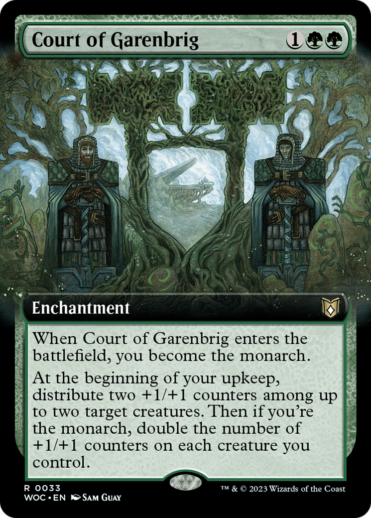 Court of Garenbrig (Extended Art) (33) [Wilds of Eldraine Commander] - Deck Out Gaming
