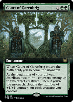 Court of Garenbrig (Extended Art) (33) [Wilds of Eldraine Commander] - Deck Out Gaming
