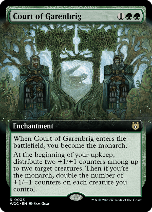 Court of Garenbrig (Extended Art) (33) [Wilds of Eldraine Commander] - Deck Out Gaming
