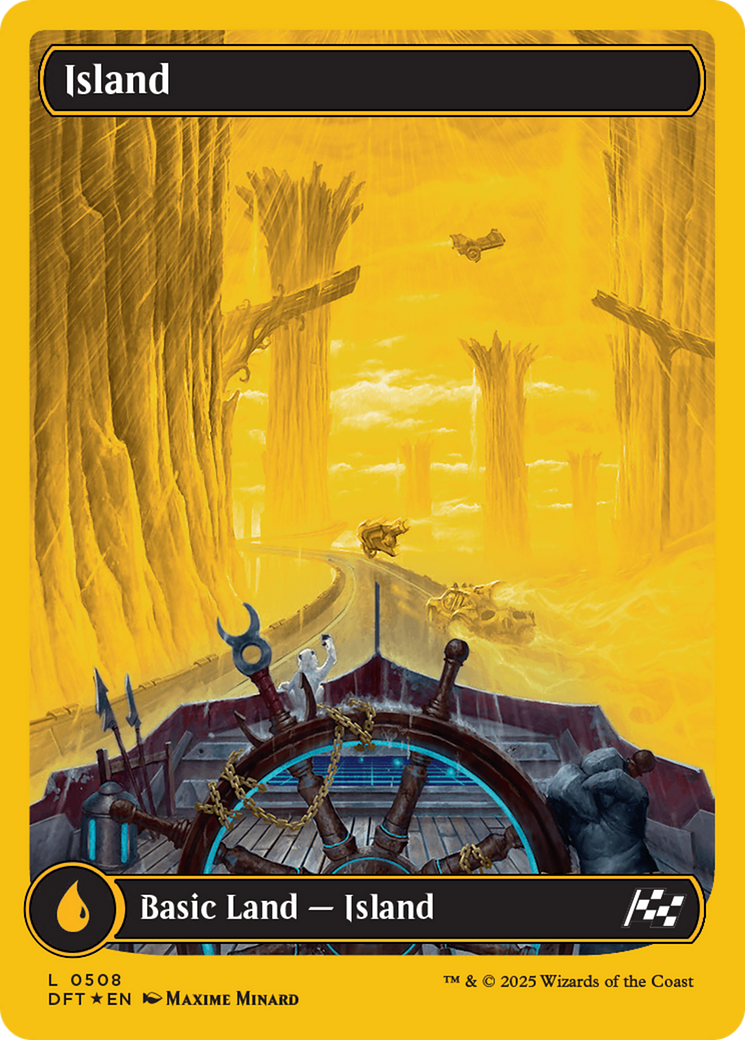 Island (0508) (First-Place Foil) (508) [Aetherdrift] foil - Deck Out Gaming