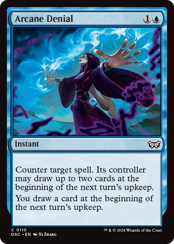 Arcane Denial (110) [Duskmourn: House of Horror Commander] - Deck Out Gaming