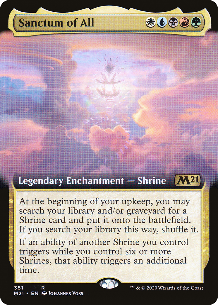 Sanctum of All (Extended Art) (381) [Core Set 2021] foil - Deck Out Gaming