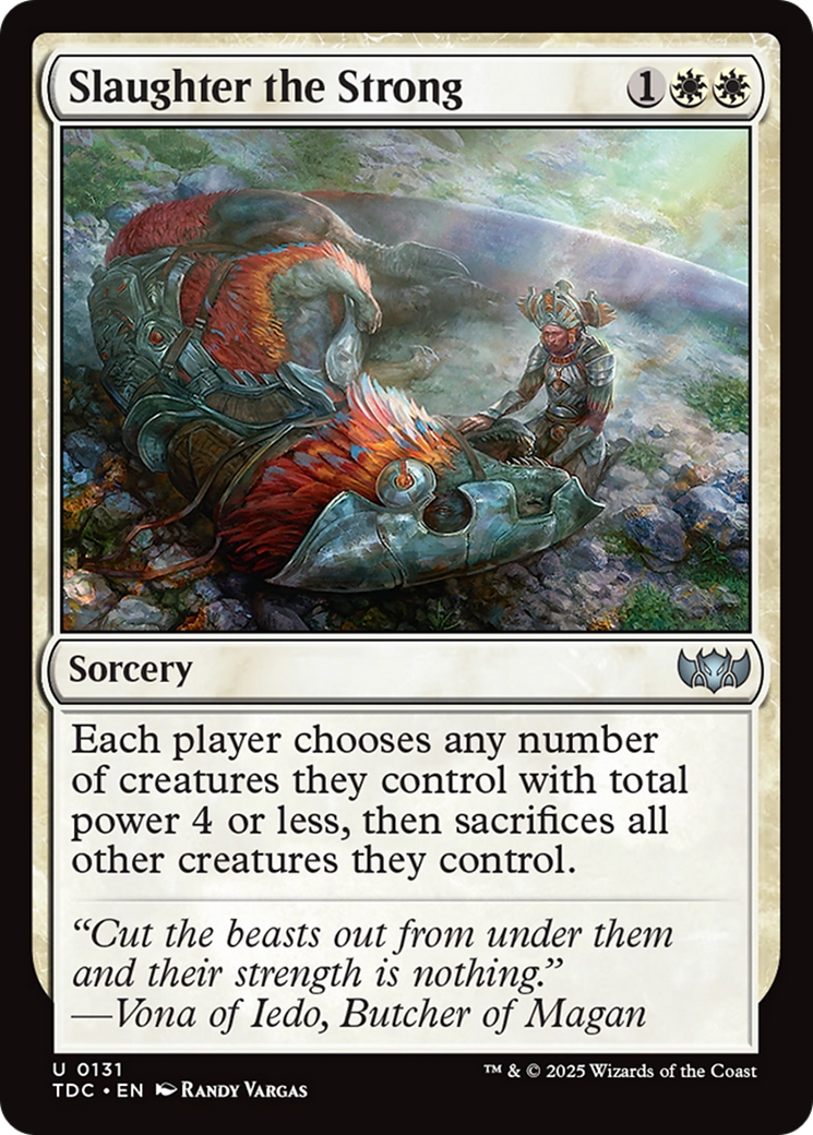 Slaughter the Strong (131) [Commander: Tarkir: Dragonstorm] - Deck Out Gaming