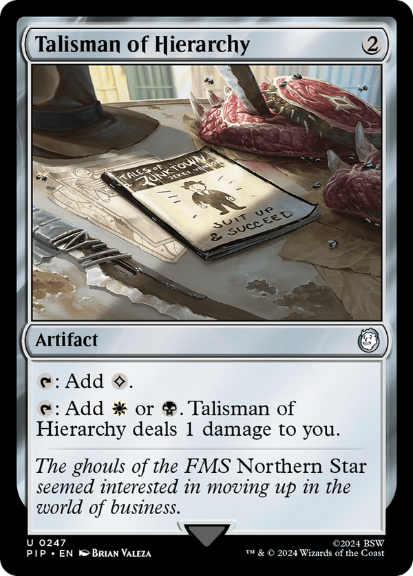 Talisman of Hierarchy (247) [Fallout] foil - Deck Out Gaming