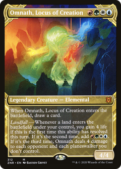 Omnath, Locus of Creation (Showcase) (312) [Zendikar Rising] foil - Deck Out Gaming