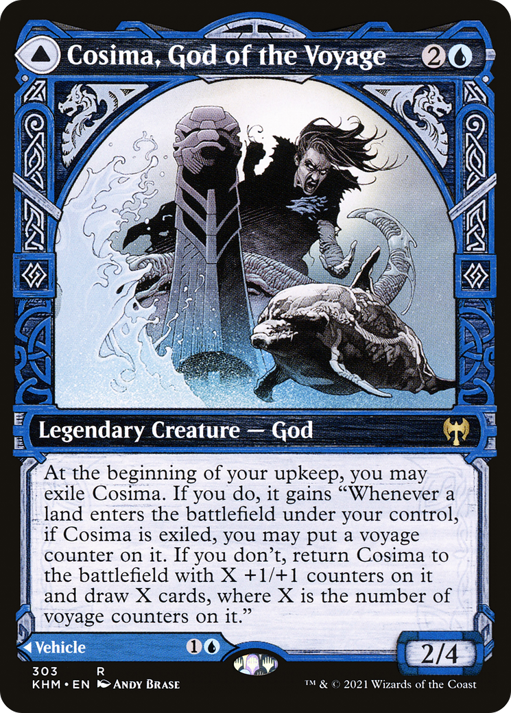 Cosima, God of the Voyage (Showcase) (303) [Kaldheim] foil - Deck Out Gaming