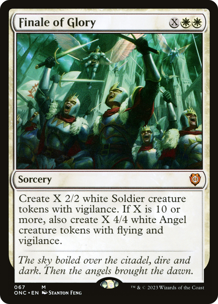 Finale of Glory (67) [Phyrexia: All Will Be One Commander] - Deck Out Gaming