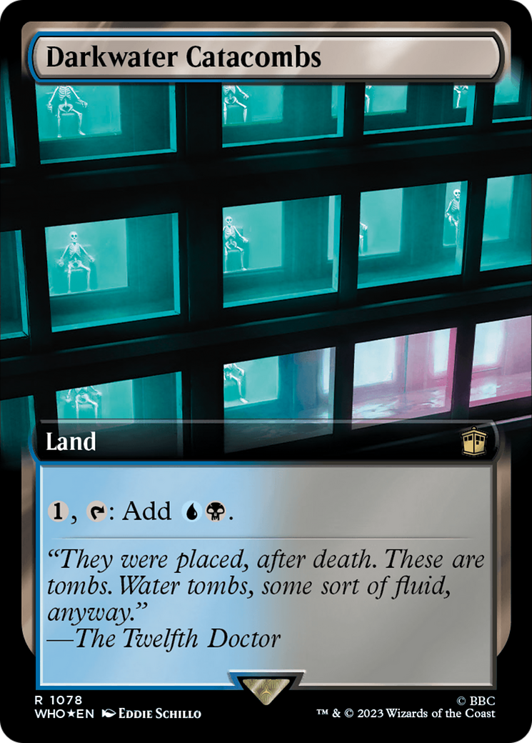 Darkwater Catacombs (Extended Art) (Surge Foil) (1078) [Doctor Who] foil - Deck Out Gaming
