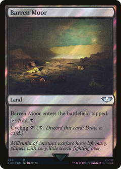 Barren Moor (Surge Foil) (266) [Warhammer 40,000 Commander] foil - Deck Out Gaming