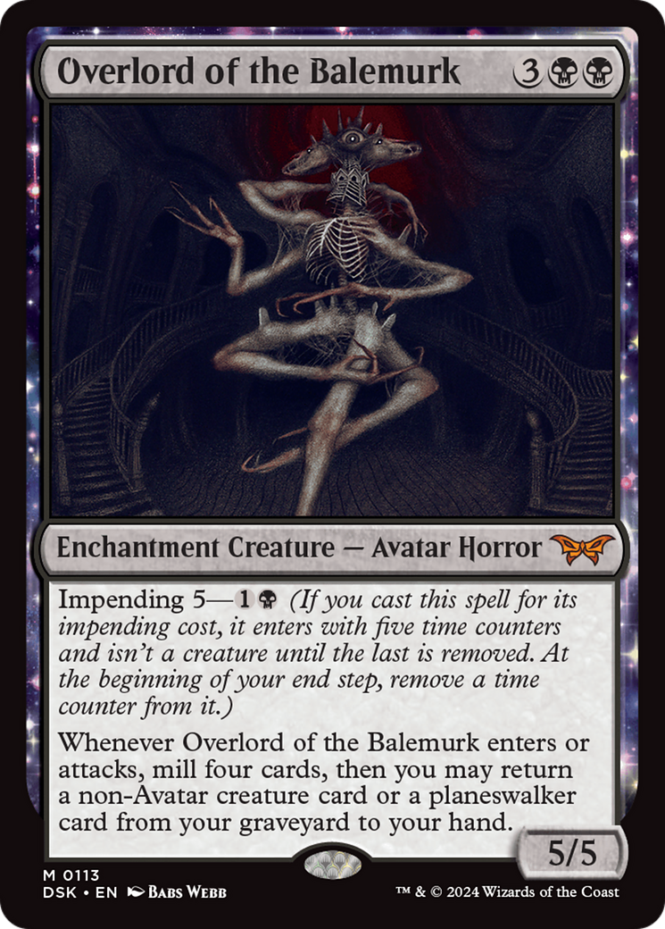 Overlord of the Balemurk (113) [Duskmourn: House of Horror] - Deck Out Gaming