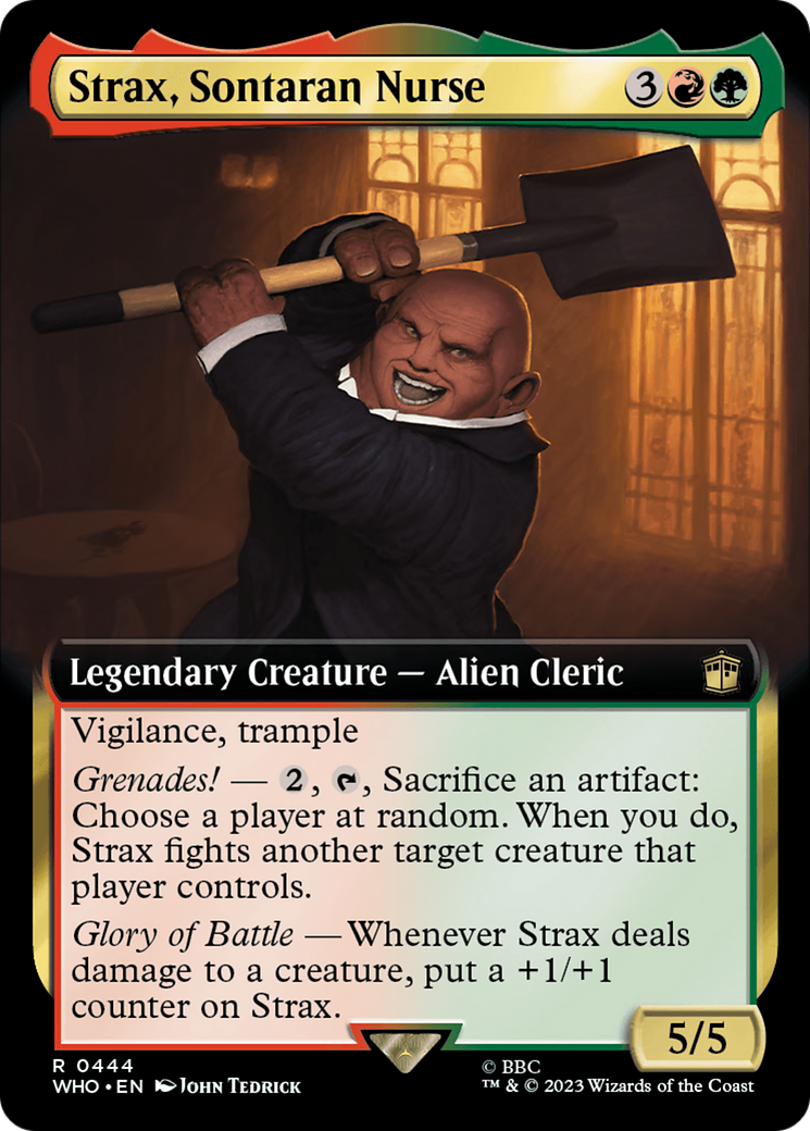 Strax, Sontaran Nurse (Extended Art) (444) [Doctor Who] - Deck Out Gaming