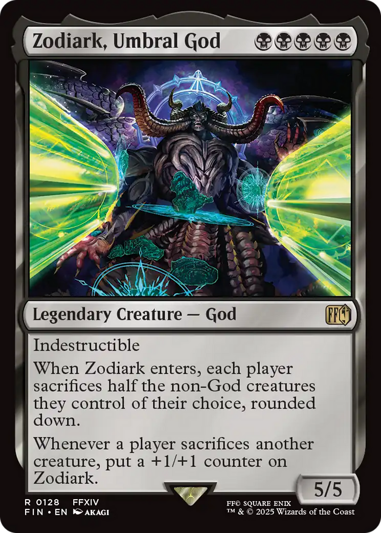 Zodiark, Umbral God (128) [FINAL FANTASY] foil - Deck Out Gaming