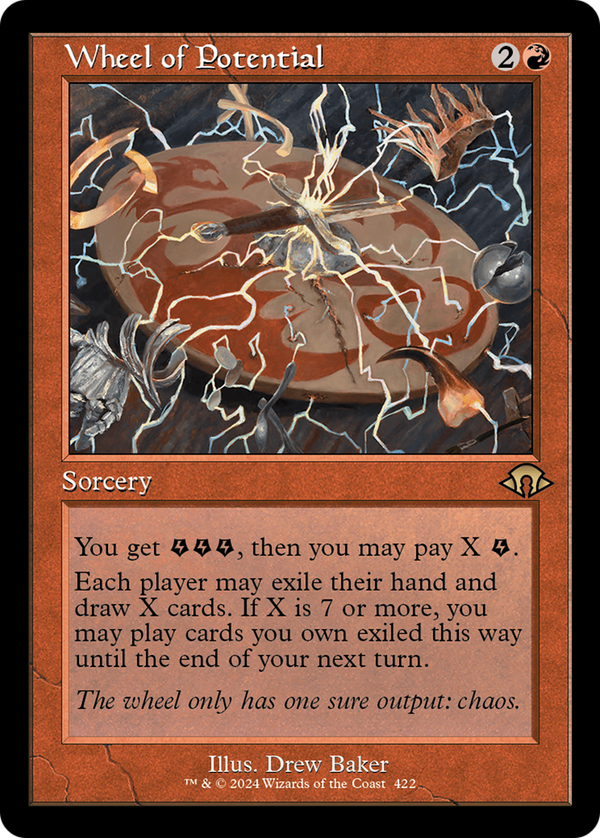 Wheel of Potential (Retro Frame) (422) [Modern Horizons 3] - Deck Out Gaming