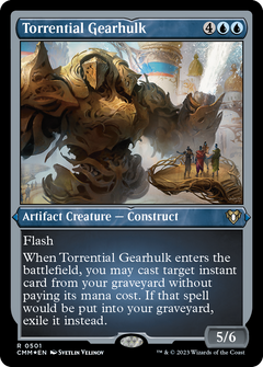 Torrential Gearhulk (501) [Commander Masters] etched - Deck Out Gaming
