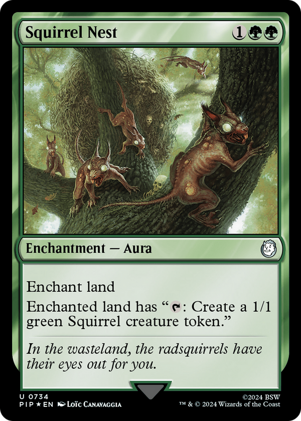 Squirrel Nest (Surge Foil) (734) [Fallout] foil - Deck Out Gaming