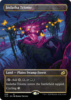 Indatha Triome (Showcase) (309) [Ikoria: Lair of Behemoths] foil - Deck Out Gaming