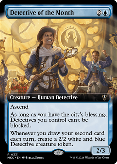 Detective of the Month (Extended Art) (331) [Murders at Karlov Manor Commander] - Deck Out Gaming