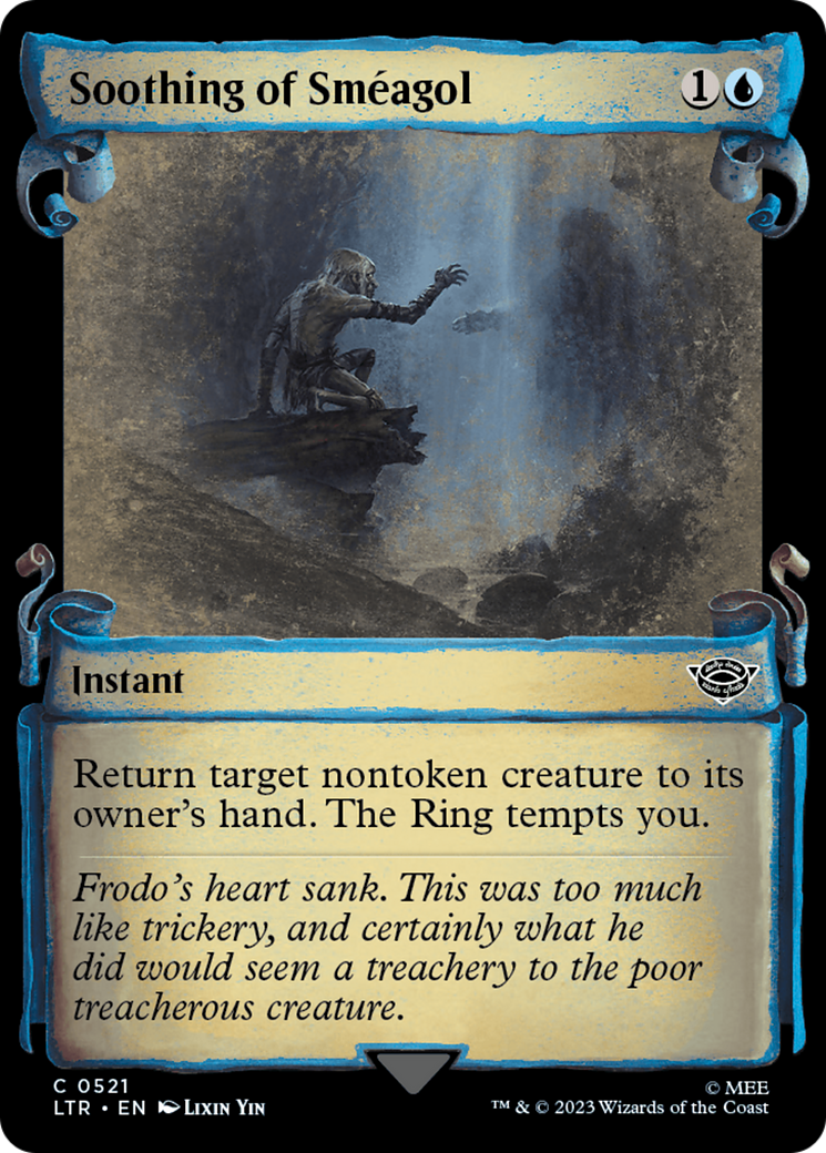 Soothing of Smeagol (Showcase Scrolls) (521) [The Lord of the Rings: Tales of Middle-earth] - Deck Out Gaming