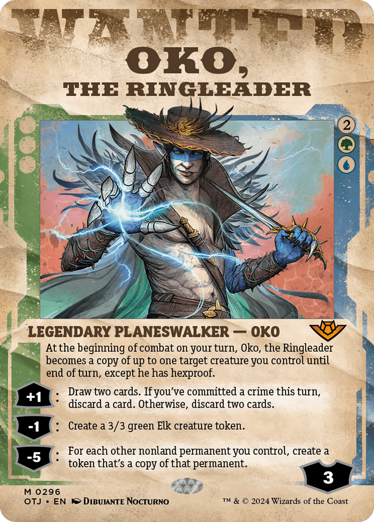 Oko, the Ringleader (Showcase) (296) [Outlaws of Thunder Junction] - Deck Out Gaming