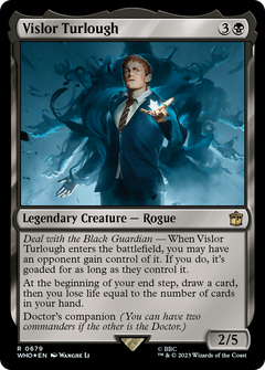 Vislor Turlough (Surge Foil) (679) [Doctor Who] foil - Deck Out Gaming