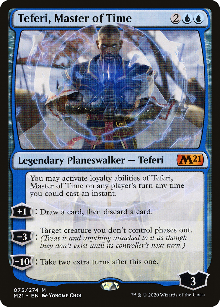Teferi, Master of Time (75) [Core Set 2021] foil - Deck Out Gaming