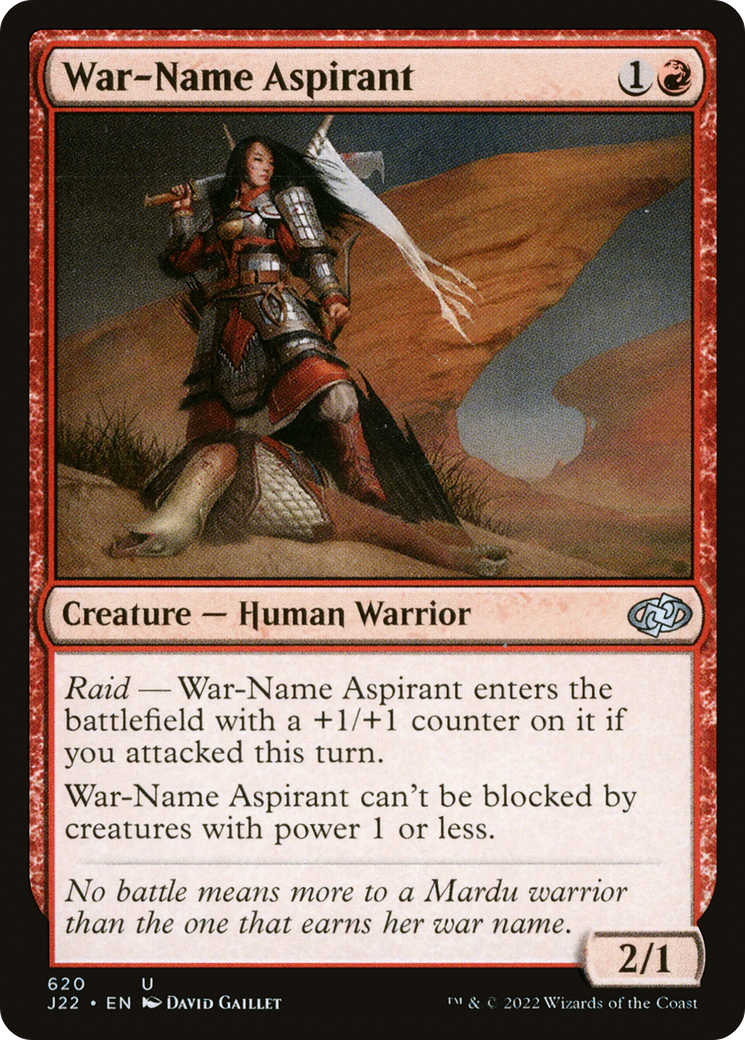 War-Name Aspirant (620) [Jumpstart 2022] - Deck Out Gaming